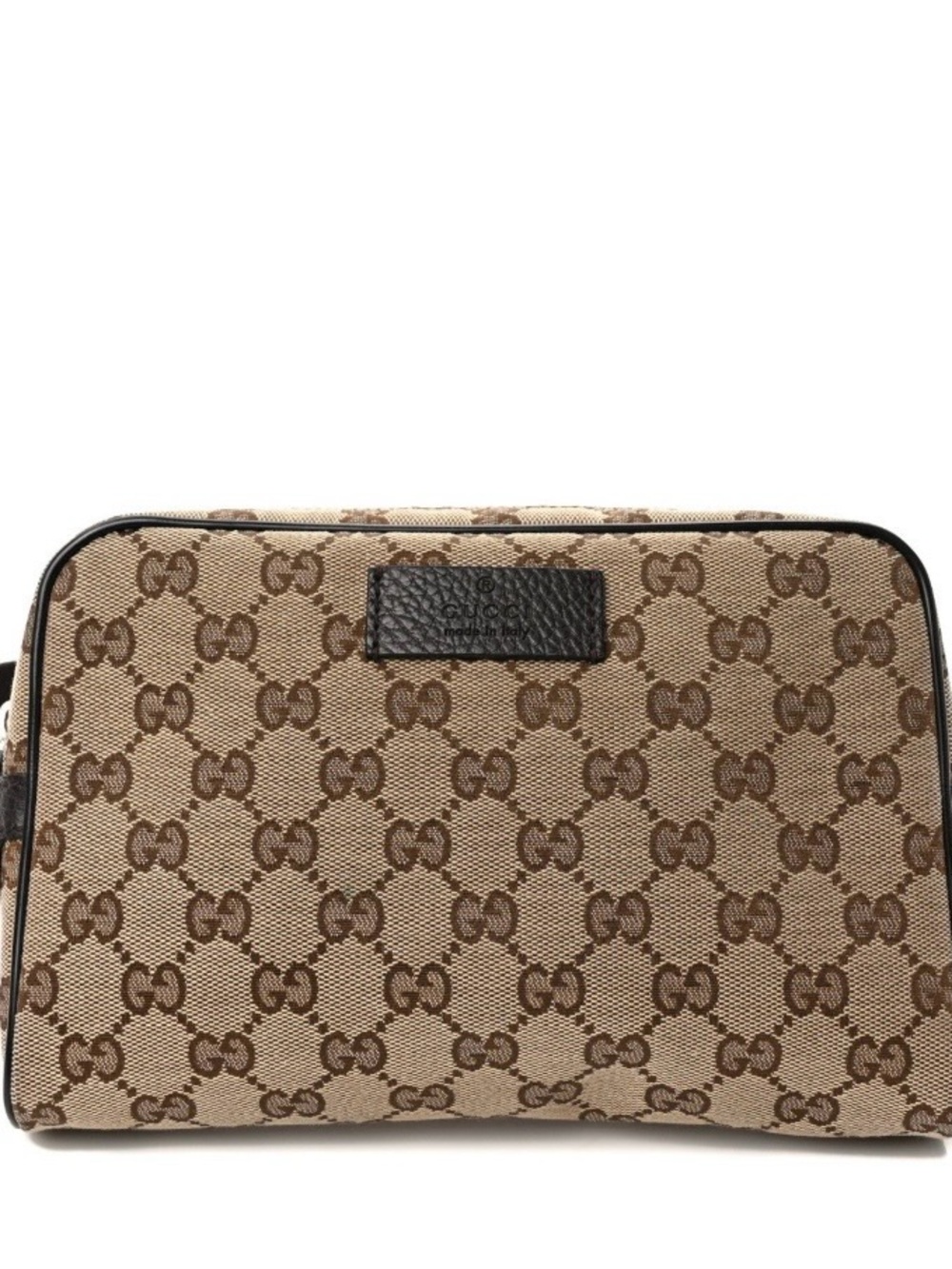 Gucci Beige/Brown GG Canvas Belt Bag